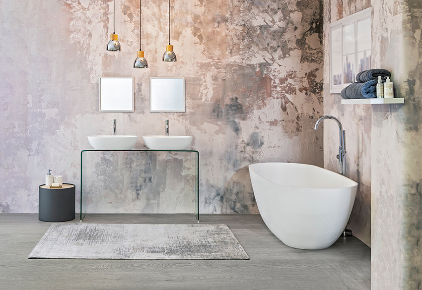 Dubai Dado Quartz Bathtub-Bathtubs-Exclusive Tiles