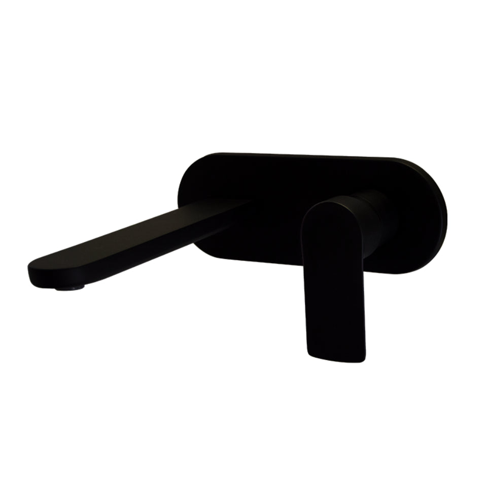 Basin Concealed Mixer With Spout - Dune Black-Exclusive Tiles
