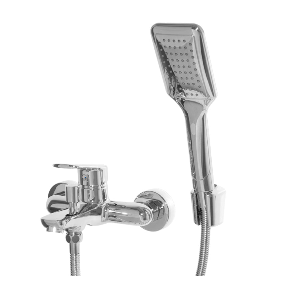 Bath Mixer Wall Type Standard Offset - Spring-Exclusive Tiles