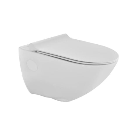 Continental Wall Hung Toilet With UF Soft Close Seat Cover 380-Toilets & Bidets-Exclusive Tiles