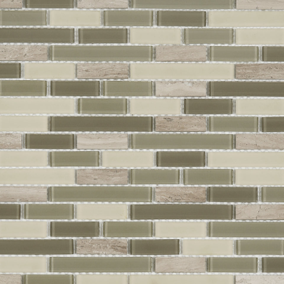 Fawn Marble Staggered 300x300mm-Mosaic Tiles-Exclusive Tiles