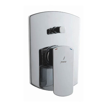 Kubix Single Lever Manual Shower Mixer With Diverter - Chrome-Faucets-Exclusive Tiles