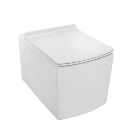 Kubix Wall Hung Toilet With UF Soft Close Seat Cover 360x500x330mm-Toilets & Bidets-Exclusive Tiles