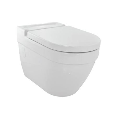Opal Toilet Close Couple , Soft Close Seat And Cistern Fittings 360x585x415mm-Toilets & Bidets-Exclusive Tiles