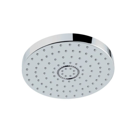 Round Over Head Shower Head With Air Effect 180mm Dia-Shower Arms & Connectors-Exclusive Tiles