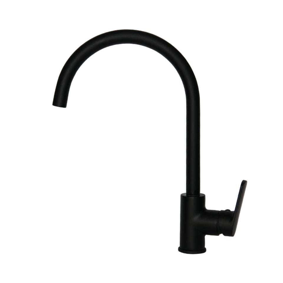 Single Hole Sink Mixer - Spring Black-Exclusive Tiles