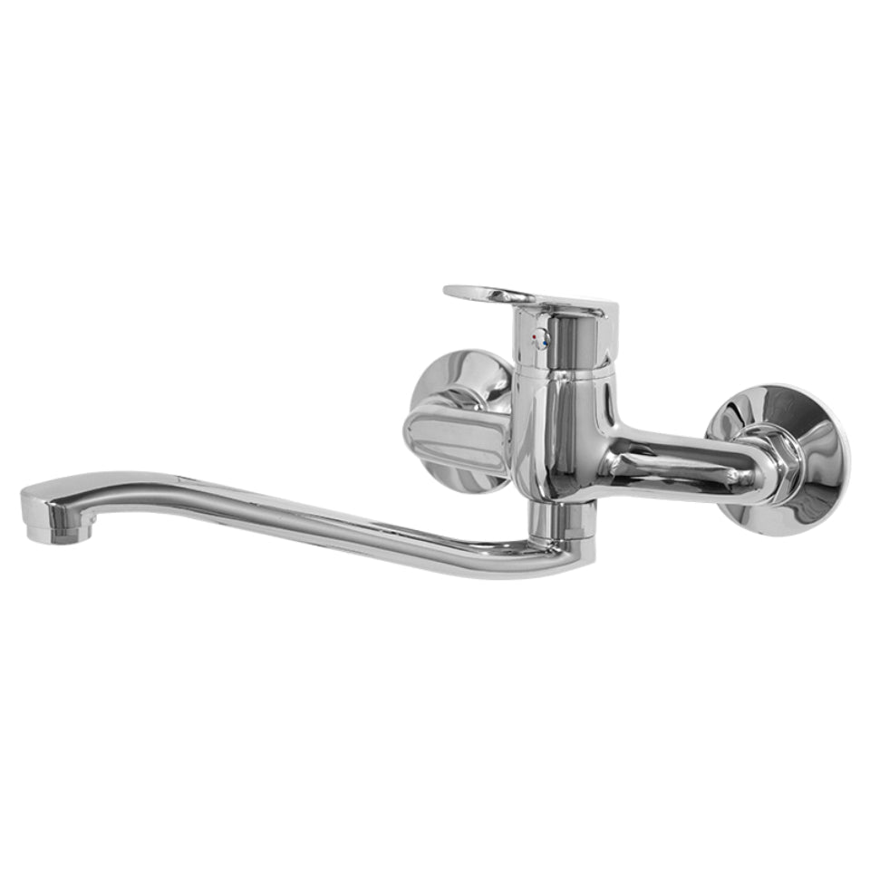 Sink Mixer Wall Type Std Offset - Spring-Exclusive Tiles