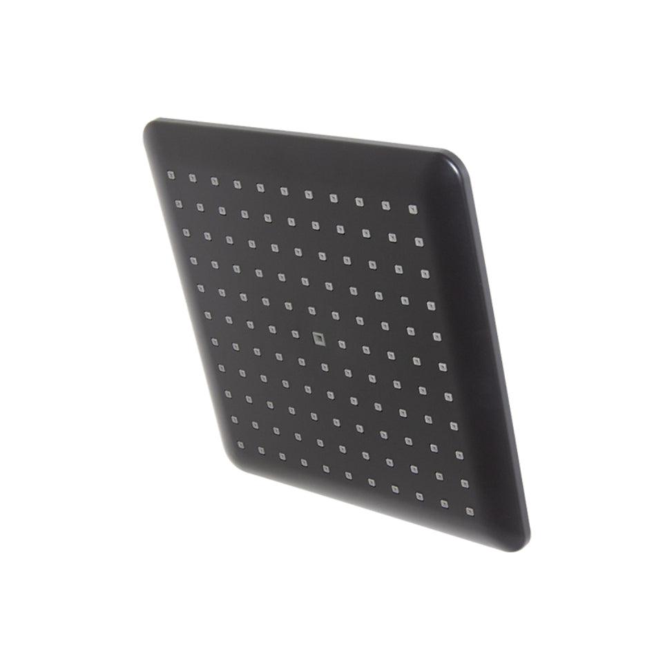 Square Shower Head 230mm Black-Exclusive Tiles