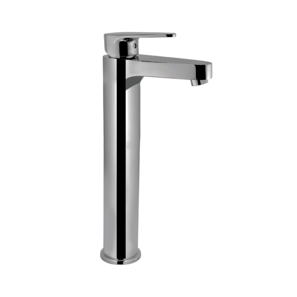 Vignette Single Lever High Neck Basin Mixer With Out Pop Up Waste-Faucets-Exclusive Tiles